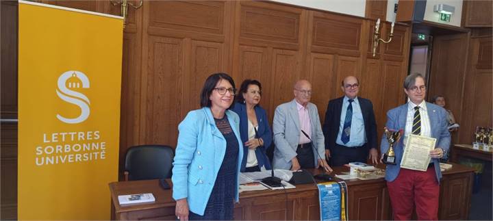 PREMIO ALLA CARRIERA ALLA SORBONA PER ALESSANDRA MALTONI